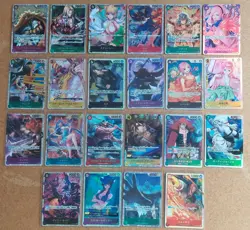 Lotto 22 carte TCG One Piece giapponesi - Super Rare SR - JAP - Near Mint - Image 1
