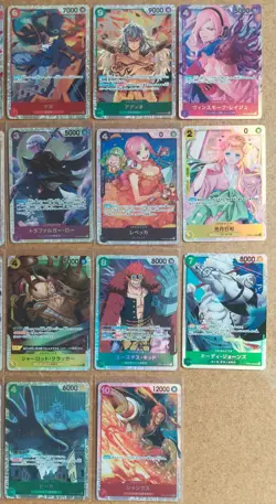 Lotto 22 carte TCG One Piece giapponesi - Super Rare SR - JAP - Near Mint - Image 3