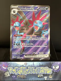 Pokemon Card Hydreigon ex 161/086 White Flare Holo Ultra Rare NM - Image 1