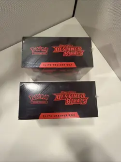 Pokemon Scarlet & Violet: Destined Rivals Elite Trainer Box ETB Lot of 2 Sealed - Image 2