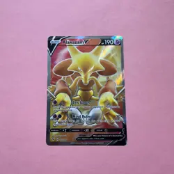 Alakazam V 172/185 NM Ultra Rare Vivid Voltage Full Art Holo Pokemon Card TCG - Image 1