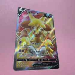 Alakazam V 172/185 NM Ultra Rare Vivid Voltage Full Art Holo Pokemon Card TCG - Image 3