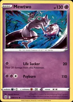 Mewtwo (Cosmos Holo) 056/172 Promo Miscellaneous Cards & Products Pokemon NM - Image 1
