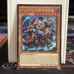 1st Edition Whisker Blitzclique Ultra Rare CORI-EN010 Yugioh Card - Image 1
