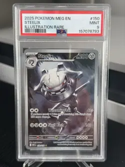 Steelix 150/132 Me01: Mega Evolution Holo Illustration Rare - Image 1