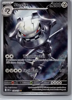 Steelix Holo Illustration Rare ME01: Mega Evolution 150/132 NM - Image 1