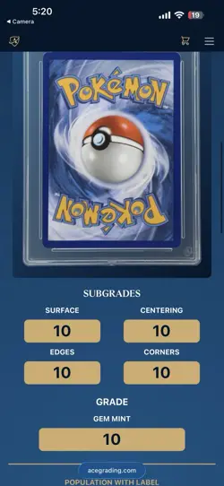 Ace Grading 10 Steelix 150/132 Me01 Mega Evolution Illustration Rare Holo EN - Image 4