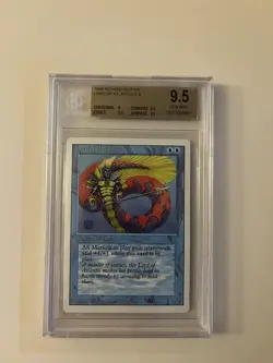 MTG Lord of Atlantis Revised Edition Regular Rare Graded Gem Mint BGS 9.5 - Image 1