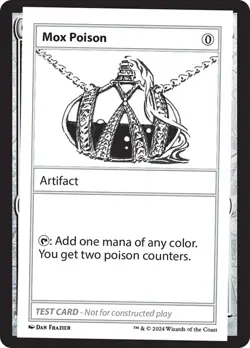 Mox Poison Mystery Booster 2 NM MTG - Image 1