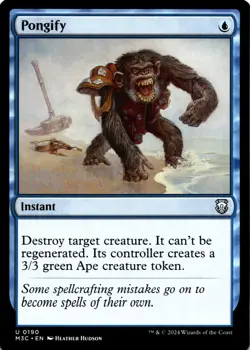 MTG Pongify NM U 190 Commander: Modern Horizons 3 - Image 1