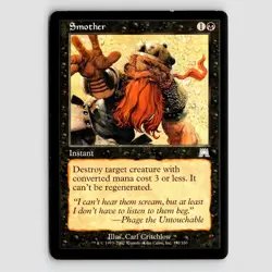 Smother - ONS #170 Uncommon - LP Onslaught Single - Image 1