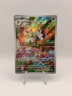 Kirlia 212/198 Illustration Rare IR Scarlet & Violet Pokemon Card NM - Image 1