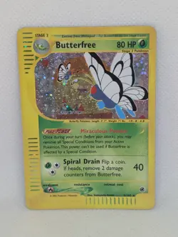 Butterfree 005/165 Expedition Base Set Holo Ultra Rare Pokemon TCG Nintendo LP - Image 1