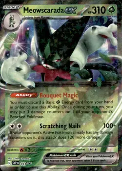 Meowscarada ex 033 Holo Promo Scarlet & Violet Promo Pokemon NM/LP - Image 1