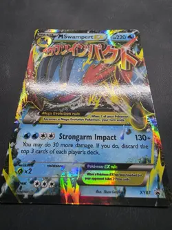 Pokemon TCG M Swampert EX Promo Card XY87 -/LP+ Clean! - Image 3