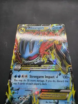 Pokemon TCG M Swampert EX Promo Card XY87 -/LP+ Clean! - Image 4