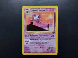 Pokemon - Sabrina's Haunter 55/132 Uncommon Gym Challenge - Image 1