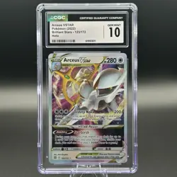 Pokemon Arceus VSTAR 123/172 Swsh09 Brilliant Stars Holo Ultra Rare CGC 10 2022 - Image 1
