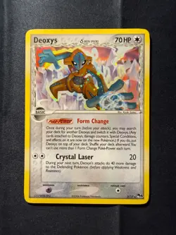 Deoxys - 2/17 POP Series 4 Delta Species Holo Pokemon 2006 Excellent (Ding) - Image 1