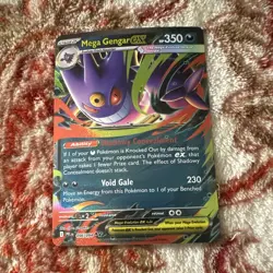 Pokemon TCG Mega Gengar ex 056/094 Phantasmal Flames Holo Eng HP350 - Image 1