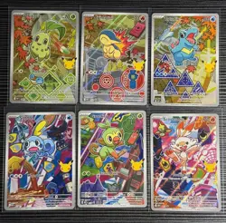 Pokemon First Partner Illustration Collection Series 2 Johto Gen 2 Set + Gen 8 - Image 1
