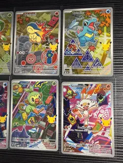 Pokemon First Partner Illustration Collection Series 2 Johto Gen 2 Set + Gen 8 - Image 3
