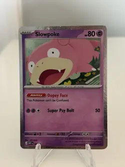 Pokemon Tcg Slowpoke #086 Black Star Promo English Pitch Black - Image 3