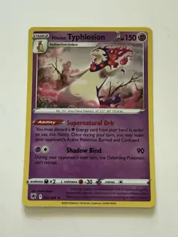 Pokemon Hisuian Typhlosion Astral Radiance Holo Rare Holofoil 052/189 - Image 1