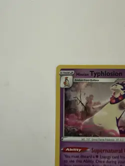 Pokemon Hisuian Typhlosion Astral Radiance Holo Rare Holofoil 052/189 - Image 2