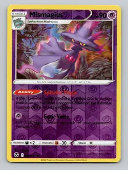 Mismagius 064/195 Rare Silver Tempest Pokemon Reverse Holo Near Mint - Image 1