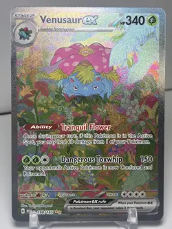 Venusaur ex 198/165 Special Illustration Rare 151 Pokemon English NM - Image 1
