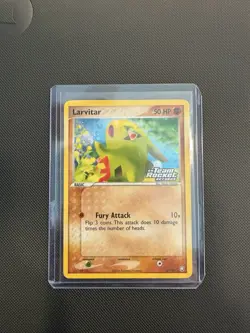 Pokemon Larvitar 62/109 Reverse Holo Team Rocket Returns Stamped HP - Image 1