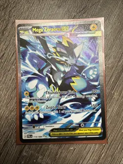 Pokemon TCG Mega Zeraora EX 114/084 Sir English Pre Release NM Pack Fresh - Image 1
