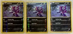 X3 Pokemon Sableye 62/108 Reverse Holos, Dragons Exalted. NM - Image 1