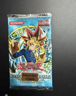 Yugioh 1x Legend Of Blue Eyes White Dragon SPANISH LOB booster Pack 1a ed sealed - Image 1