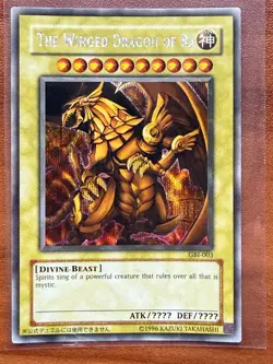Yugioh The Winged Dragon of Ra GBI-003 Secret Rare MP- #2 - Image 1