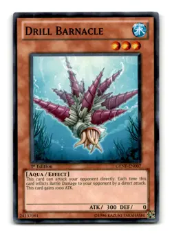 Yugioh #GENF-EN007 Drill Barnacle 1st Edition ~ 19046 - Image 1