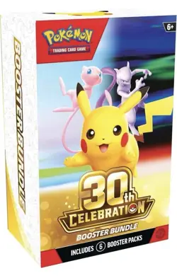 X3 Pokemon TCG 30th Anniversary Celebration Booster Bundle CONFIRMED PRESALE - Image 2