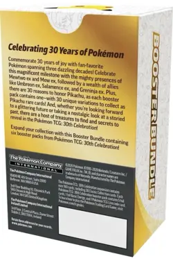 X3 Pokemon TCG 30th Anniversary Celebration Booster Bundle CONFIRMED PRESALE - Image 3