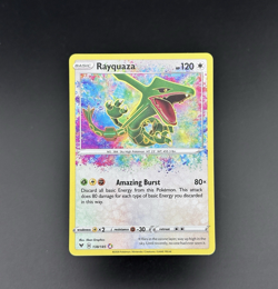 Pokemon Card TCG Rayquaza Amazing Rare Holo Foil 138/185 Vivid Voltage 2020 - Image 1