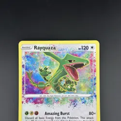 Pokemon Card TCG Rayquaza Amazing Rare Holo Foil 138/185 Vivid Voltage 2020 - Image 2