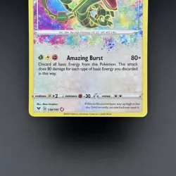 Pokemon Card TCG Rayquaza Amazing Rare Holo Foil 138/185 Vivid Voltage 2020 - Image 3