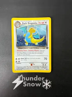 Dark Dragonite Holo #5 Team Rocket 2000 Pokemon Card ** Pack Fresh ** 1a - Image 1