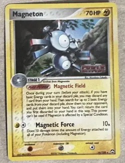 Magneton 16/108 Holo Rare Pokemon Card 2007 EX Stamped Power Keepers LP/NM - Image 1