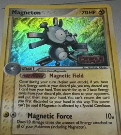 Magneton 16/108 Holo Rare Pokemon Card 2007 EX Stamped Power Keepers LP/NM - Image 2