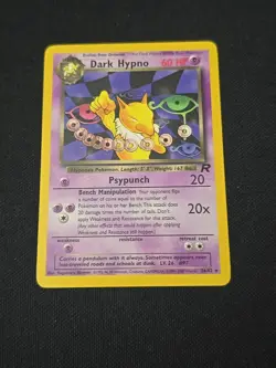 Dark Hypno 26/82 Team Rocket Regular Black Star Rare WOTC Pokemon TCG LP - Image 1