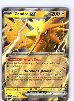 Zapdos ex - Holo Promo SV: Scarlet & Violet Promo Cards 049 NM - Image 1