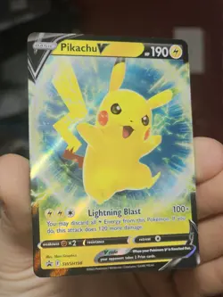 Pikachu V - Promo SWSH: Sword & Shield Promo Cards SWSH198 NM - Image 1