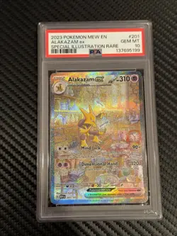 Alakazam 151 EX Special Illustration Rare Card PSA 10 - Image 1