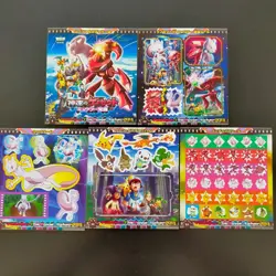 Genesect Mewtwo Sticker Pikachu Charizard Dragonite etc Pokemon Card Japanese - Image 1